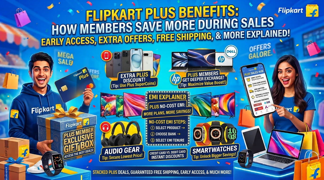 Flipkart Plus Benefits: How Members Save More During Sales